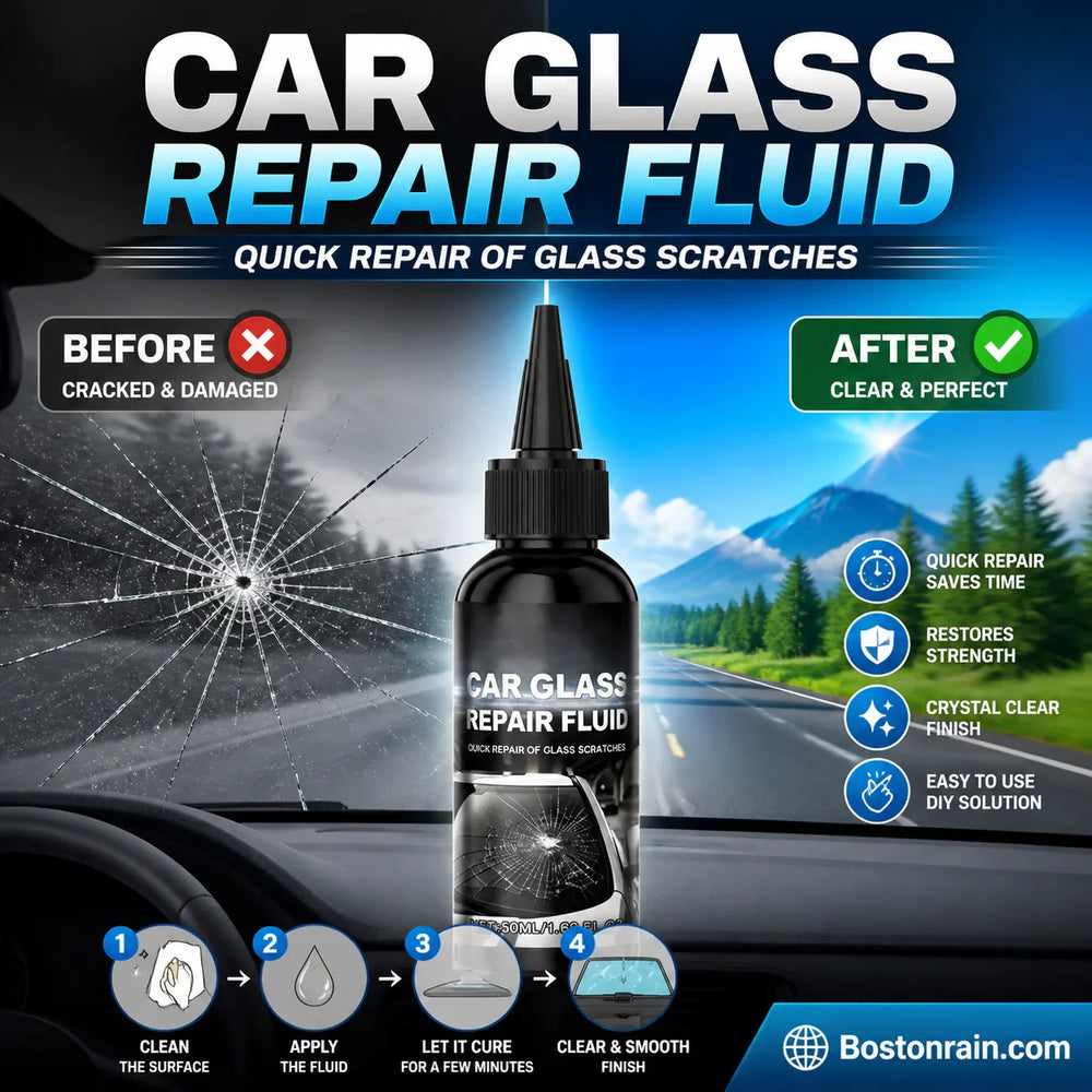 Fast-Acting Windshield Crack & Chip Repair Kit