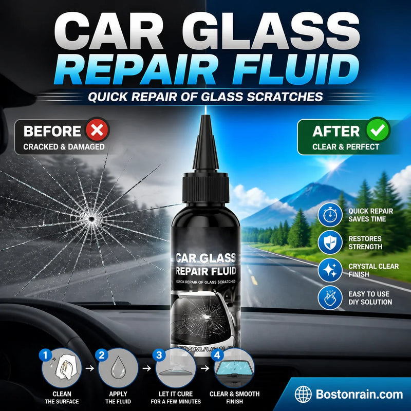 Fast-Acting Windshield Crack & Chip Repair Kit