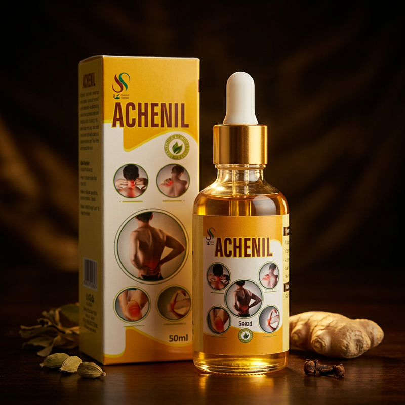 Achenil Pain Relief Oil – Natural Joint & Muscle Relief